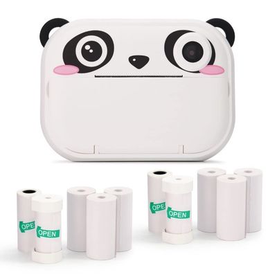 Kidamento Instant Print Kids Digital Camera & Camcorder with Selfie, WiFi & App, Scavenger Hunt Photobook, 16GB Memory Card - Model P Bundle 1 Camera 2 Refills