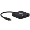 Tripp Lite USB-C Two-Monitor HDMI Adapter, Windows & MacBook Pro, 4K @ 60Hz 4:4:4 Dual Output, 7.1-Channel Surround Sound Audio, HDCP 2.2, HDR, DP 1.4 Alt Mode, 3-Year Warranty (U444-2H-MST4K6) view 1