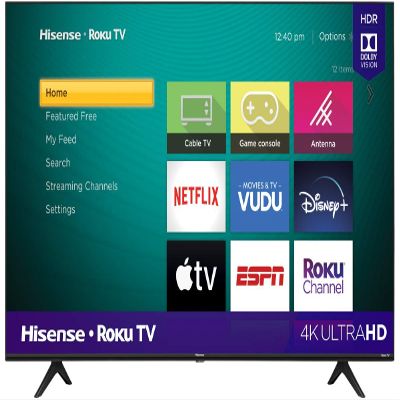 75" Class 4K UHD LED LCD Roku Smart TV HDR R6 Series 75R6E4