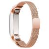 LAREDTREE Metal Loop Bands Compatible with Fitbit Alta/Fitbit Alta HR, Breathable Stainless Steel Loop Mesh Magnetic Adjustable Wristband for Women Men (Rose Gold) view 2