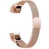 LAREDTREE Metal Loop Bands Compatible with Fitbit Alta/Fitbit Alta HR, Breathable Stainless Steel Loop Mesh Magnetic Adjustable Wristband for Women Men (Rose Gold) view 3