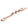 LAREDTREE Metal Loop Bands Compatible with Fitbit Alta/Fitbit Alta HR, Breathable Stainless Steel Loop Mesh Magnetic Adjustable Wristband for Women Men (Rose Gold) view 4