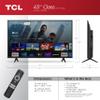 TCL 43" Class 4-Series 4K UHD HDR Smart Google TV  43S446, 2022 Model view 2