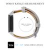 Genuine Leather Bands Compatible with Fitbit Charge 5 Watch Band for Women Adjustable Wristbands Quick Release Strap Replacement Band for Fitbit Charge 5 (Silver) view 3