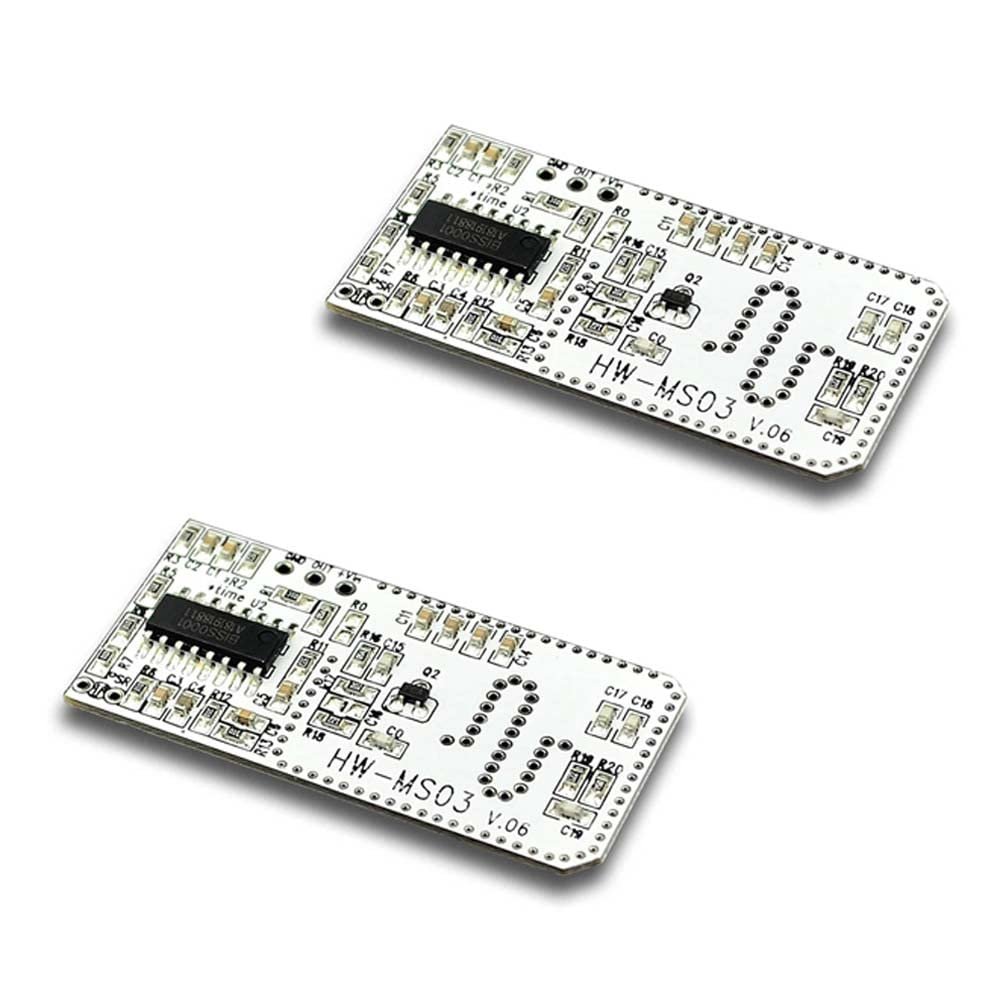 Rakstore 2pcs HW-MS03 High Performance Motion Sensor Module Radar Motion Sensor 2.4GHz to 5.8GHz Microwave Radar Sensor Module for Arduino