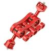 BGNing Articulating Magic Arm Double 1/4 Ball Head Connect Adapter Crab Clamp 3/8 Mount for Lights Field Monitor Camera Stand Bracket (Red) view 4