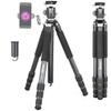 Carbon Fiber Tripod-INNOREL GT284C Professional Compact Tripod for DSLR Camera Heavy Duty Stand with Low Gravity Center Ball Head Special-Shaped Center Column 1.14in/29mm Tube Max Load 44lbs/20kg view 1