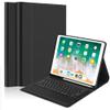 QYiiD Keyboard Case for iPad Pro 12.9-inch 2017/2015 (Old Model, 2nd & 1st Generation, Ultra-Thin PU Leather Case with Wireless Detachable Keyboard - with Pencil Holder, Black view 1