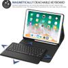 QYiiD Keyboard Case for iPad Pro 12.9-inch 2017/2015 (Old Model, 2nd & 1st Generation, Ultra-Thin PU Leather Case with Wireless Detachable Keyboard - with Pencil Holder, Black view 2