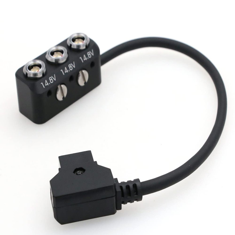 ZBLZGP D-tap to Fischer 3 pin RS Port Power Distribution Box for ARRI Alexa Mini