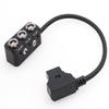 ZBLZGP D-tap to Fischer 3 pin RS Port Power Distribution Box for ARRI Alexa Mini view 2