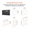 Amazon Basics Full Motion TV Wall Mount fits 12" to 40" TVs and VESA 200x200, Black view 3