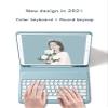 YEEHi iPad mini 6th Generation Keyboard Case Backlit Key Cute Round Button, iPad mini 6 8.3 Inch (2021 Model) Removable Color Keyboard Cover with Pencil Holder (Mini6, Black) view 3