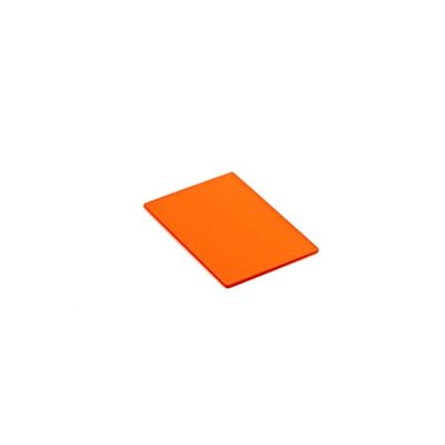 550nm Long Pass Size 17.4x22.2x3mm Rectangle Orange Color Filter Glass CB550