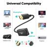 DisplayPort to HDMI Adapter 4K, 20-Pack, Display Port DP to HDMI Adapter Cable Male to Female Compatible with Computer, Monitor, TV, Projector (20, Black) view 2