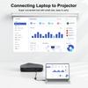 DisplayPort to HDMI Adapter 4K, 20-Pack, Display Port DP to HDMI Adapter Cable Male to Female Compatible with Computer, Monitor, TV, Projector (20, Black) view 4