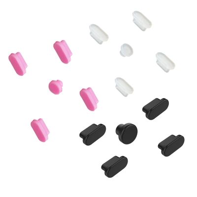 15PCS Dust Plugs Cover for 2025-2020 MacBook Air 13.6" 15.3" M4 M3 M2 M1, MacBook Pro 14" 16" M4 M3 M2 M1 Pro/Max, MacBook Pro 13 M1 M2, Silicone USB C Caps Headphone Port Plugs Anti-Dust Plug