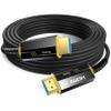 DGHUMEN 8K Fiber Optic HDMI Cables 30Ft, 48Gbps Ultra High Speed HDMI 2.1 Cable, 8K@60Hz 4K@120Hz, Compatible for PlayStation 5 PC HDTV, Male-to-Male Gold Plated Connector view 1
