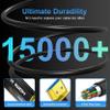 DGHUMEN 8K Fiber Optic HDMI Cables 30Ft, 48Gbps Ultra High Speed HDMI 2.1 Cable, 8K@60Hz 4K@120Hz, Compatible for PlayStation 5 PC HDTV, Male-to-Male Gold Plated Connector view 3