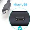 5pcs 0.3M/1ft 12inch Micro USB Female Jack 5V 3A 22AWG 2 Wires Power Pigtail Cable DIY Black view 4
