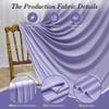 10 ft x 10 ft Wrinkle Free Lavender Backdrop Curtain for Parties, Polyester Light Purple Photo Backdrop Drapes 2 Panels 5x10ft for Baby Shower Photoshoot Wedding Birthday Party Photography Curtains view 4