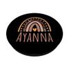 Rainbow Boho Leopard Girls Name Ayanna PopSockets Swappable PopGrip view 2