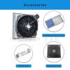 K2E200-AH08-15 Fan 115VAC 75/90W 50/60Hz Cabinet Filter Fan view 4