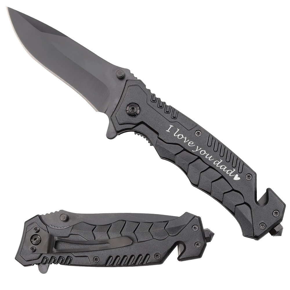 Gtizry Dad Gifts from Daughter Son - Pocket Knife - Christmas Gifts for Dad, Father's Day Gift, Birthday