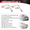 RED WOLF Car Door Speaker Harness for 2001-2006 Mini Cooper R50/R53, 1992-2000 Hyundai Elantra, 2006-2007 Toyota Sequoia, 1992-1996 Mintsubishi Montero Install Audio Wiring Connector Adapter 1 Pair view 2