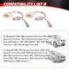 RED WOLF Car Door Speaker Harness for 2001-2006 Mini Cooper R50/R53, 1992-2000 Hyundai Elantra, 2006-2007 Toyota Sequoia, 1992-1996 Mintsubishi Montero Install Audio Wiring Connector Adapter 1 Pair view 3