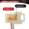 RED WOLF Car Door Speaker Harness for 2001-2006 Mini Cooper R50/R53, 1992-2000 Hyundai Elantra, 2006-2007 Toyota Sequoia, 1992-1996 Mintsubishi Montero Install Audio Wiring Connector Adapter 1 Pair view 4