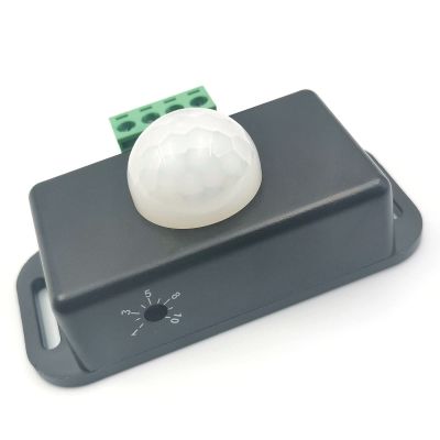 FainWan Automatic DC 12V-24V 8A Infrared PIR Motion Sensor Switch for LED Light Stylish