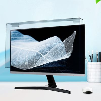 WLWLEO Anti Blue Light Screen Protector for Laptop PC Desktop Computer TV Monitor 12-32 Inch Hanging Removable Blue Light Blocking Screen Protector Panel,Eye Protection,22 inch(510333mm)
