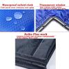 Door Curtain Winter Screen Door Cotton Thermal Insulated Thicken Cotton Drape Barrier Doorway Curtain Privacy Partition Weatherproof for Balcony Door, Bedroom, Kitchen ( Size : W110cmH200cm/4379in ) view 4