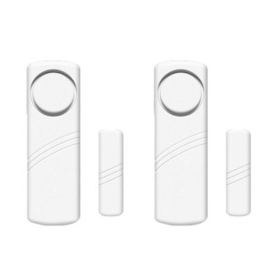 2 Pack Home Door and Window Alarm,Security Wireless Window Alarm Sensor, Wireless Door Alarm for Home Security, Cabinet Open Alarm Pool Door Alarm for Kids Safety Child Toddler Door Open Alarm Sensor