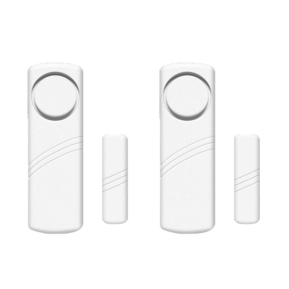 2 Pack Home Door and Window Alarm,Security Wireless Window Alarm Sensor, Wireless Door Alarm for Home Security, Cabinet Open Alarm Pool Door Alarm for Kids Safety Child Toddler Door Open Alarm Sensor