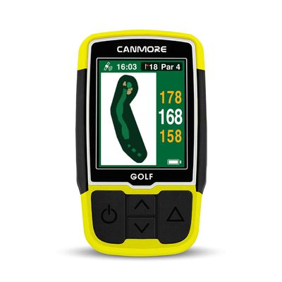 CANMORE HG200 Plus Golf GPS - Easy-to-Read Color preloaded 41,000 Course map Worldwide Shape of The Green and The Fairway- Water Resistant
