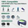 10-Pack Aonomi Compatible with DYMO Letratag Label Maker Refills White Paper 91330 10697 1/2" X 13' 12mm X 4m Black On White Label Tapes for DYMO LetraTag 200B LT-100T LT-100H QX50 Label Maker view 3