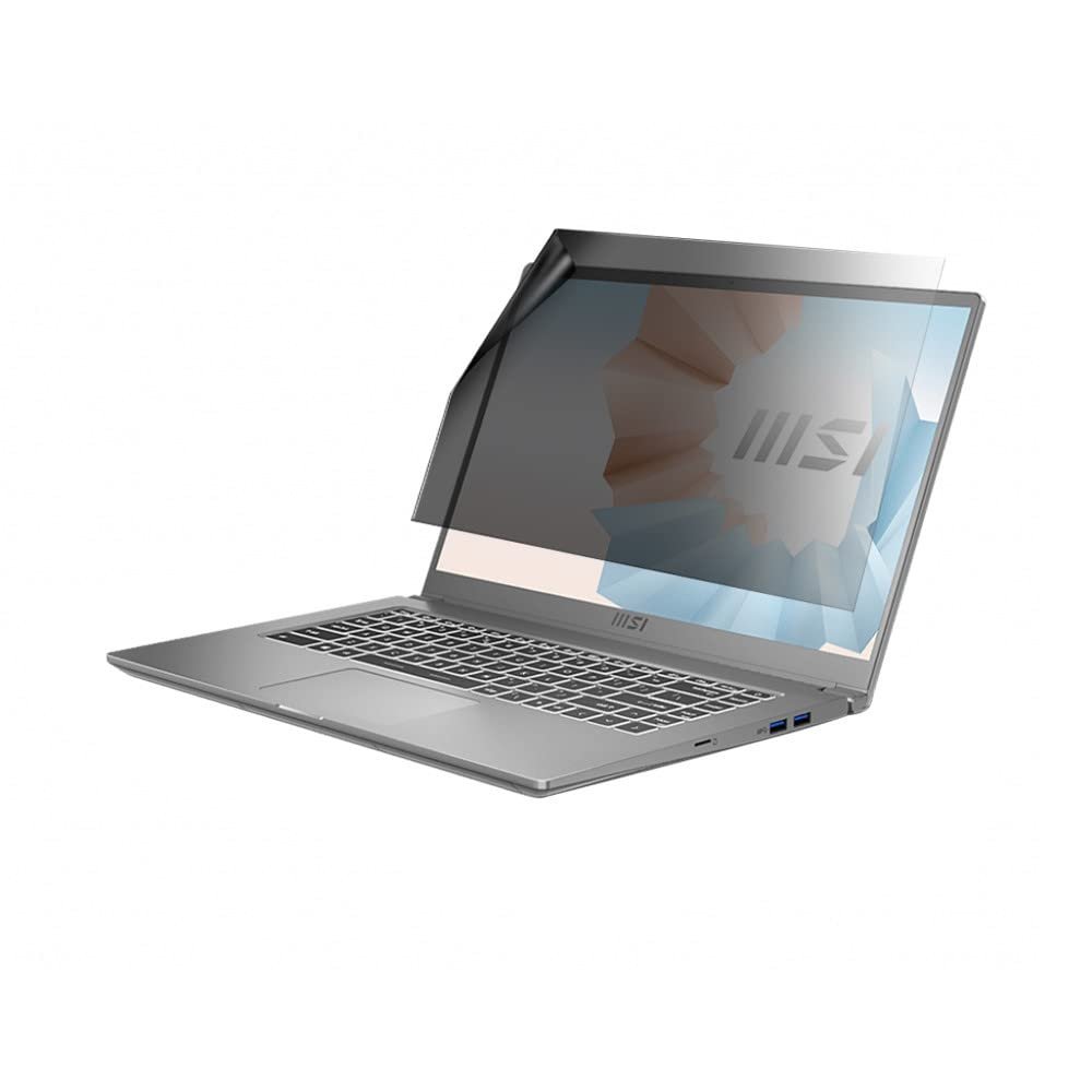 celicious Privacy Lite 2-Way Anti-Glare Anti-Spy Filter Screen Protector Film Compatible with MSI Modern 15 A11