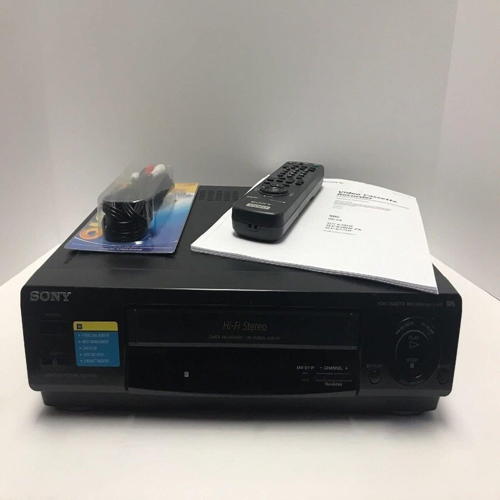 Sony Slv-678hf, Hi-fi Stereo,quick Mechanism, on Screen Display, Player & Recorder (Renewed)