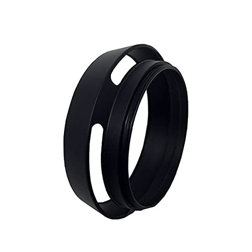 Camera Lens Hood Metal Vented 49mm 52mm 58mm 55mm 62mm 67mm 72mm 77mm Screw-in Lente Protect (Caliber : 55mm)