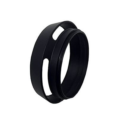 Camera Lens Hood Metal Vented 49mm 52mm 58mm 55mm 62mm 67mm 72mm 77mm Screw-in Lente Protect (Caliber : 77mm)