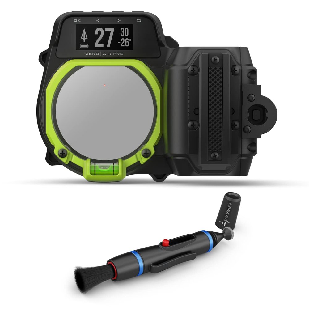 Garmin Xero A1i PRO Bow Sight, Right-Handed Auto-ranging Digital Sight with Wearable4U Lens Cleaning Pen Bundle