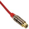 CablesOnline, 6 Inch RCA Male to RCA Female Premium Red Audio Extension Cable, AV-E300QR view 2