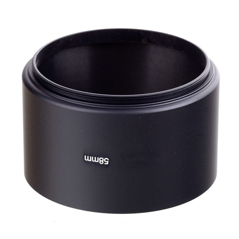 Camera Lens Hood Metal Tele Telephoto 49mm 52mm 58mm 55mm 62mm 67mm 72mm 77mm 82mm Screw-in Tubular (Caliber : 62mm)