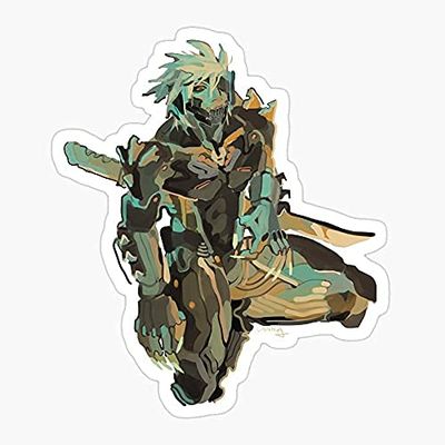 Raiden Robot Metal Rising MGR Gear Solid Cyborg MGS Sticker Decal Vinyl - Peel and Stick to Any Smooth Surface