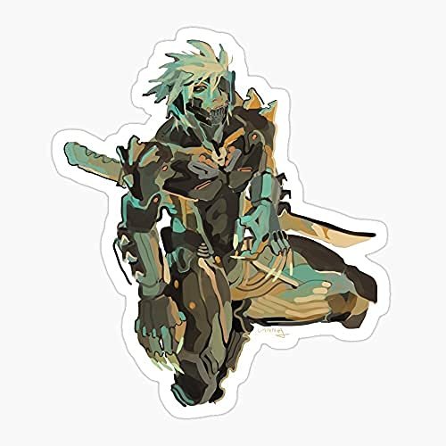 Raiden Robot Metal Rising MGR Gear Solid Cyborg MGS Sticker Decal Vinyl - Peel and Stick to Any Smooth Surface