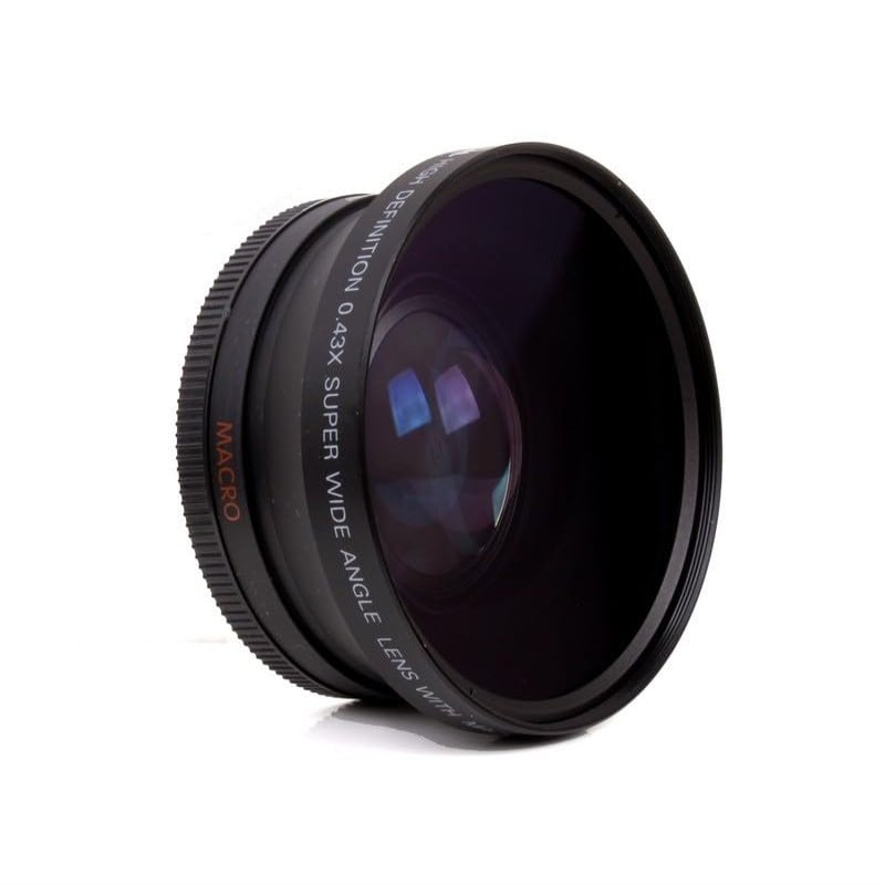 67mm 0.45x 0.43X Super Wide Angle Lens& Macro Conversion Lens 82mm Front Thread
