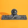 iBOLT 38mm / 1.5 inch Ball Composite Universal Marine Electronic Fish Finder Mounting Plate for Industry Standard Dual Ball Socket mounting arms view 2