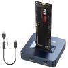ACASIS NVME to USB Docking Station, Aluminium Alloy Housing, Fast Heat Dissipation, M.2 SSD Adapter 10Gbps, Support M.2 NVMe & SATA-Based SSDs view 1